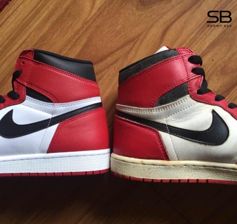 Giày Air Jordan 1 High Chicago OG và bản làm lại Retro