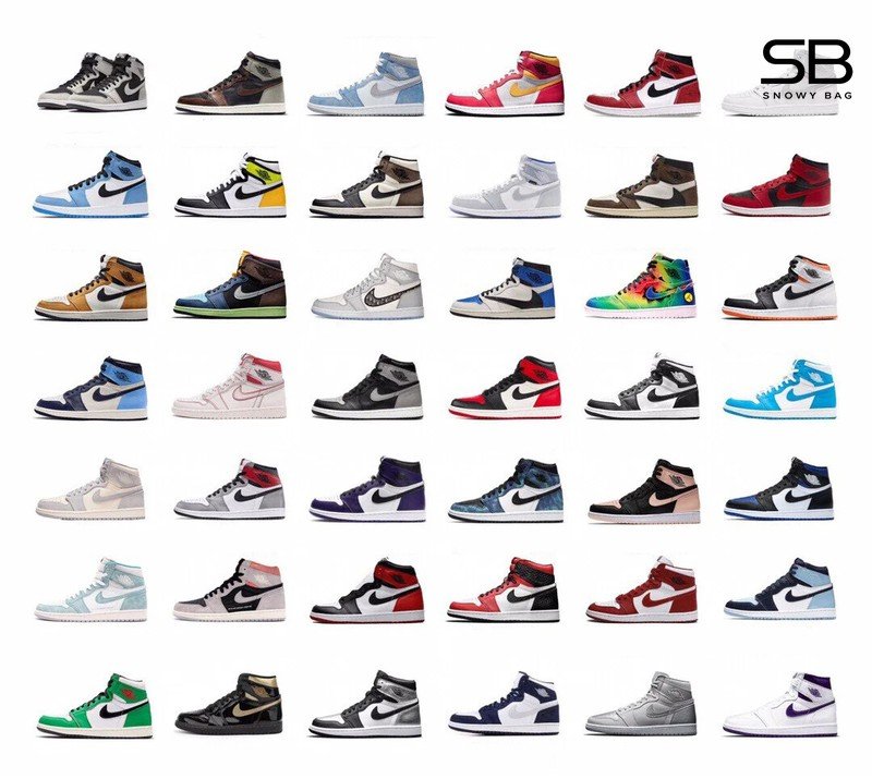 Những mẫu giày Air Jordan 1 High ra mắt trong giai đoạn 2020-2025