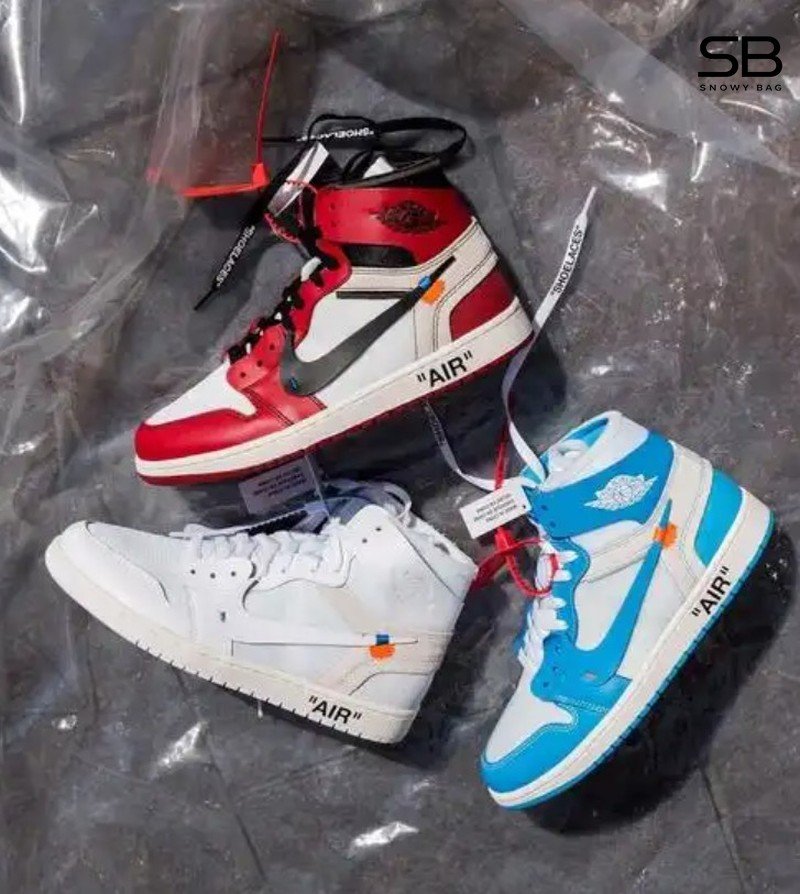 3 đôi giày Air Jordan 1 High Off White
