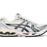 Giày Asics Gel Kayano 14 Cream Scarab Bạc Đen phong cách thời trang