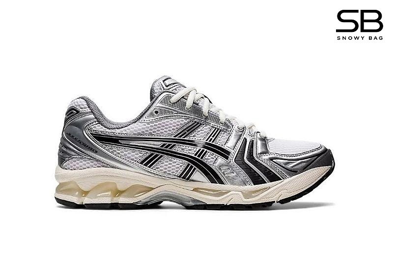 Giày Asics Gel-Kayano 14 JJJJound Silver Black Bạc Đen sang trọng