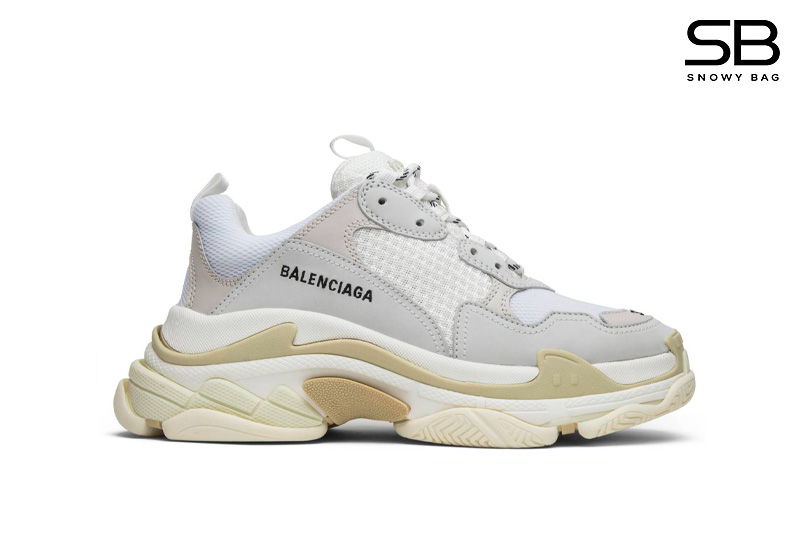 Giày Balenciaga Triple S Trắng Full với thiết kế thời thượng và phong cách