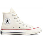 Giày Converse Chuck Taylor All Star 70 Hi Ivory Trắng, phong cách thời thượng.