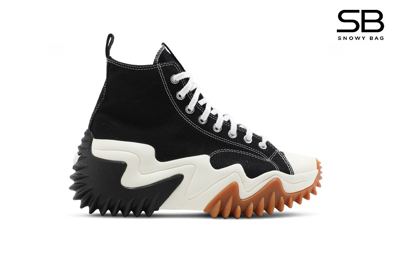 Giày Converse Run Star Motion High Top Cổ Cao Đen thời trang
