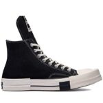 Giày Converse x Rick Owens DRKSHDW Black Đen Cổ Cao phong cách hiện đại