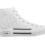 Giày Dior B23 High Top White D Oblique Canvas Trắng sang trọng