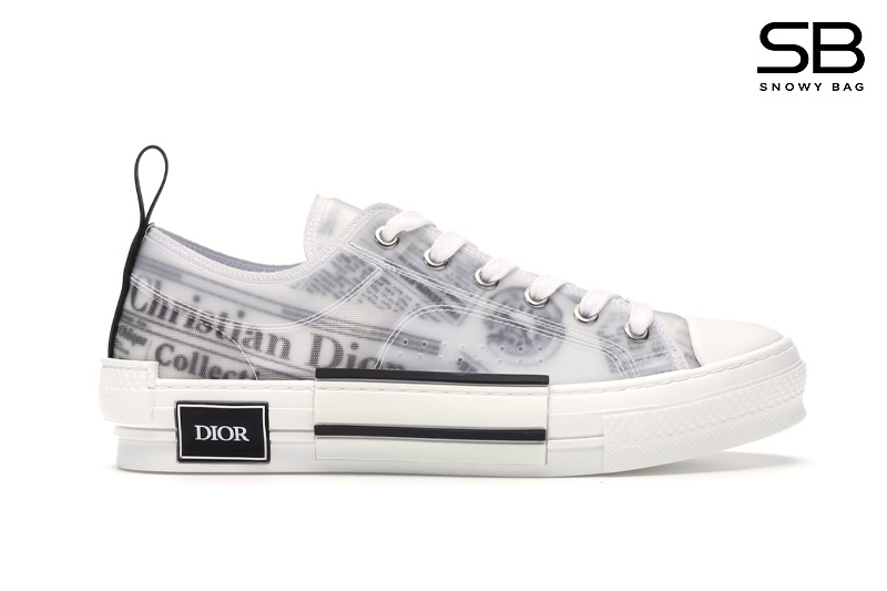 Giày Dior B23 Low Top Daniel Asham Newspaper sang trọng và đẳng cấp