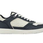 Giày Dior B27 Uptown Navy Blue White Grained Calfskin Gravity sang trọng