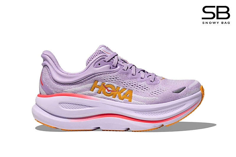 Giày Hoka Bondi 9 Aster Flower Tím đẹp và ấn tượng