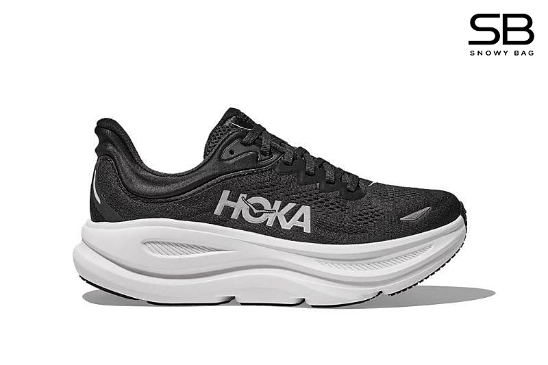 Giày Hoka Bondi 9 Black White Đen Trắng sang trọng và phong cách.
