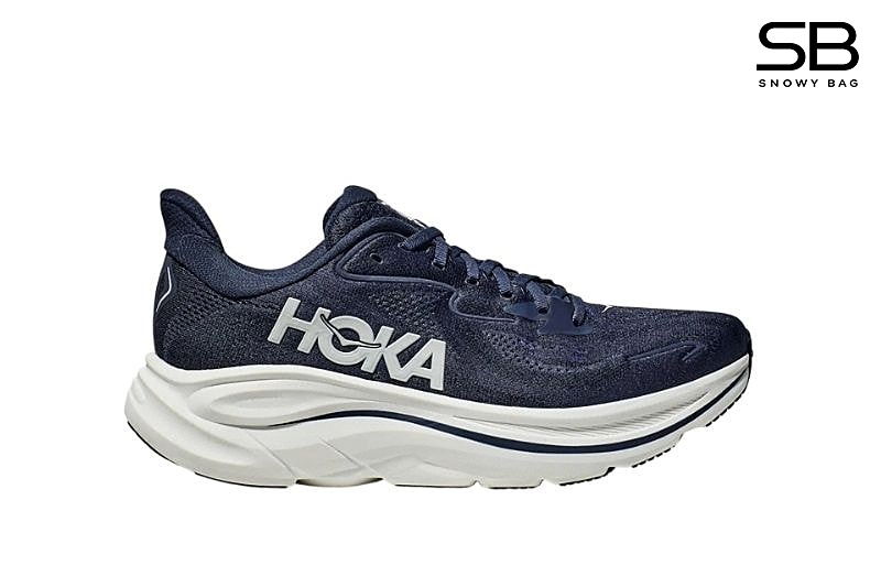 Giày Hoka Clifton 10 Navy White Màu Xanh Trắng kiểu dáng thể thao