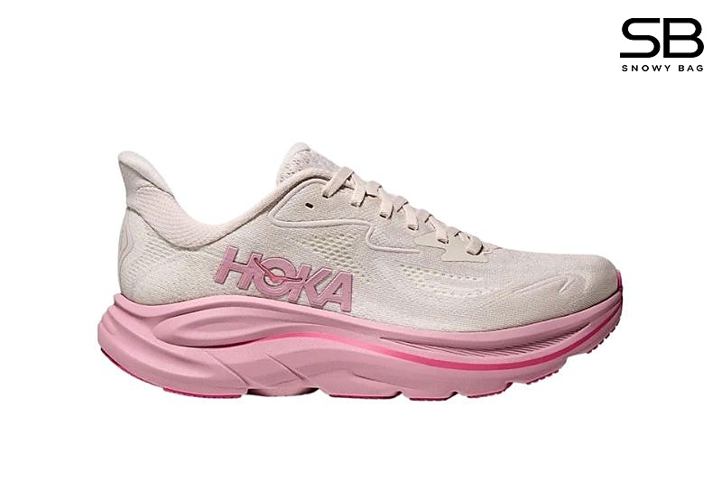 Giày Hoka Clifton 10 Rose Cream Dried Rose Kem Hồng đẹp mắt