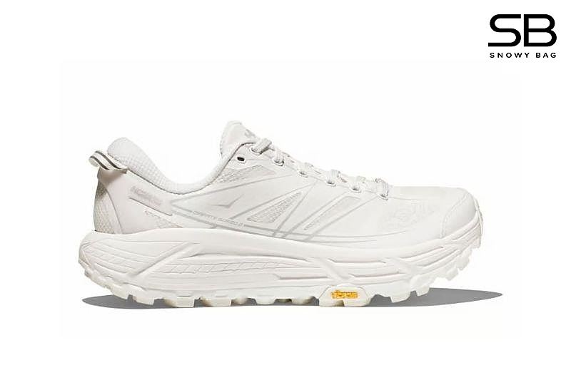 Giày Hoka Mafate Speed 2 White Lunar Rock màu trắng sang trọng