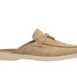 Giày Loro Piana Charms Walk Babouche Loafer Màu Nâu sang trọng