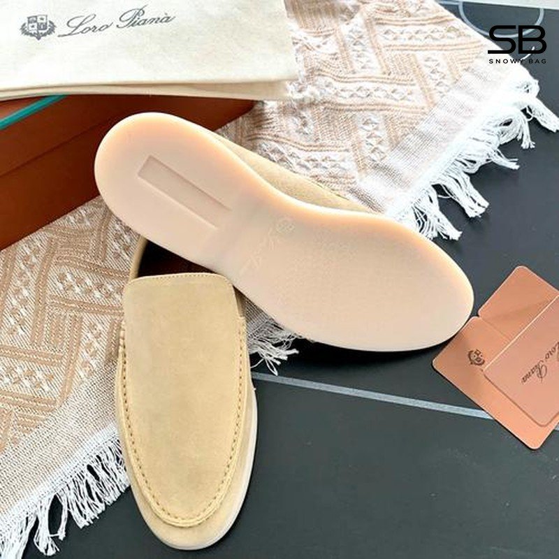 Giày Loro Piana Summer Walk Loafer Light Petal Màu Be