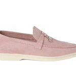 Giày Loro Piana Summer Charm Walk Light Peony Hồng sang trọng và tinh tế