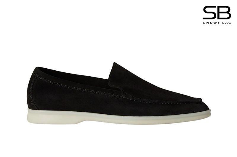 Giày Loro Piana Summer Walk Loafer Black Màu Đen sang trọng và tinh tế