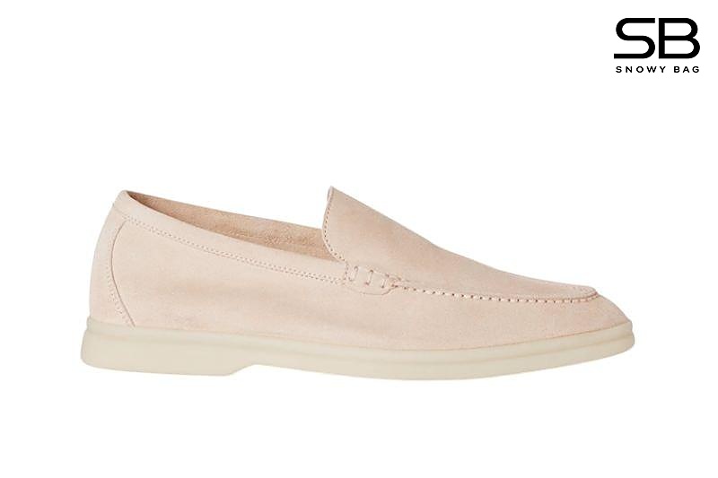Giày Loro Piana Summer Walk Loafer Light Petal Màu Be thanh lịch