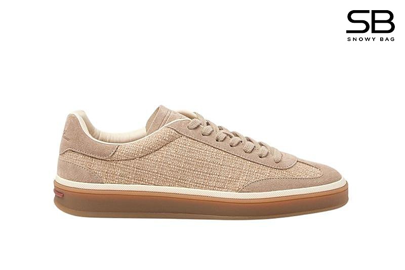 Giày Loro Piana Tennis Walk Sneaker Pale Wheat Màu Be sang trọng