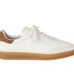 Giày Loro Piana Tennis Walk Sneaker White Brown màu trắng nâu sang trọng