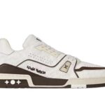 Giày Louis Vuitton LV Trainer 54 Monogram White Nubuck by Tyler sang trọng
