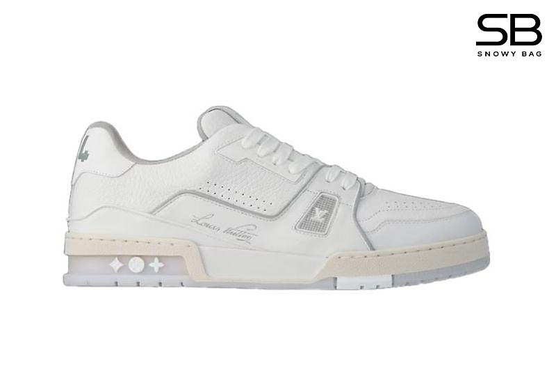 Giày Louis Vuitton Trainer White Signature với thiết kế tinh tế và sang trọng