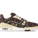 Giày LV Tyler Trainer Signature 54 Monogram Craggy Chocolate sang trọng