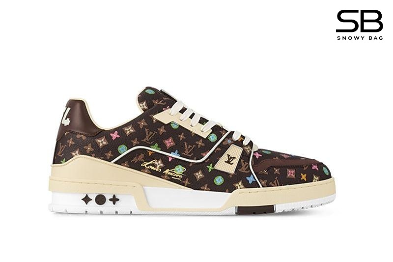 Giày LV Tyler Trainer Signature 54 Monogram Craggy Chocolate sang trọng