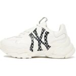 Giày MLB Big Ball Chunky Mono LT New York Yankees Trắng NY Đen sang trọng