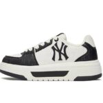 Giày MLB Chunky Liner Embo Monogram White Black Trắng Đen sang trọng và phong cách