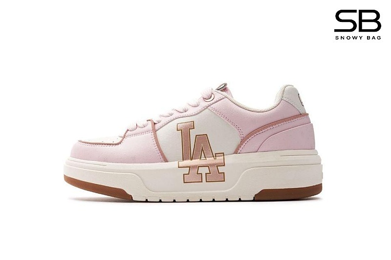 Giày MLB Chunky Liner Los Angeles Dodgers Pink Hồng thời trang độc đáo