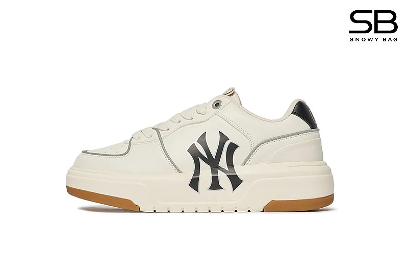 Giày MLB Chunky Liner New York Yankees Màu Bạc sang trọng và cá tính