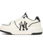 Giày MLB Chunky Liner New York Yankees Trắng Đen thời trang
