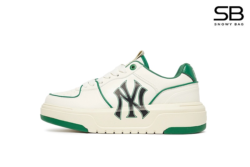 Giày MLB Chunky Liner New York Yankees màu xanh lá, thiết kế nổi bật