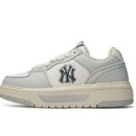 Giày MLB Chunky Liner SL Saffiano NY Gray Màu Xám sang trọng và cá tính