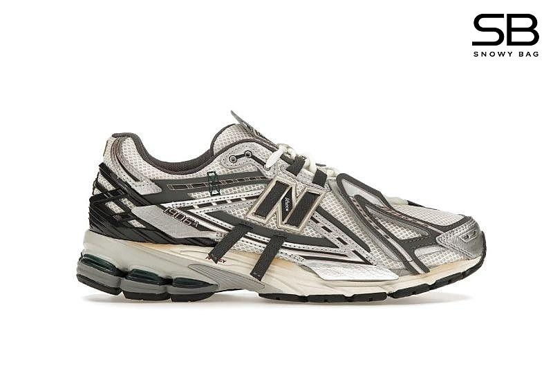 Giày New Balance 1906A Sea Salt Metallic Silver Bạc Đen Vàng đẹp mắt
