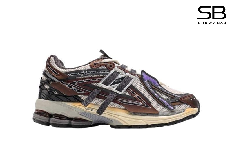 Giày New Balance 1906A White Brown Purple Trắng Nâu Tím thời trang