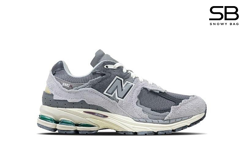 Giày New Balance 2002R Protection Pack Rain Cloud Xám Xanh thời trang