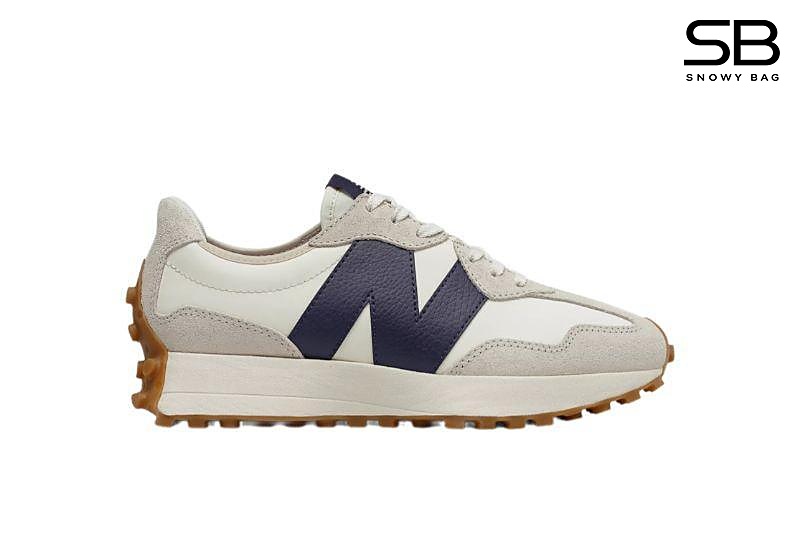 Giày New Balance 327 Moonbeam Outerspace Xám Trắng phong cách hiện đại