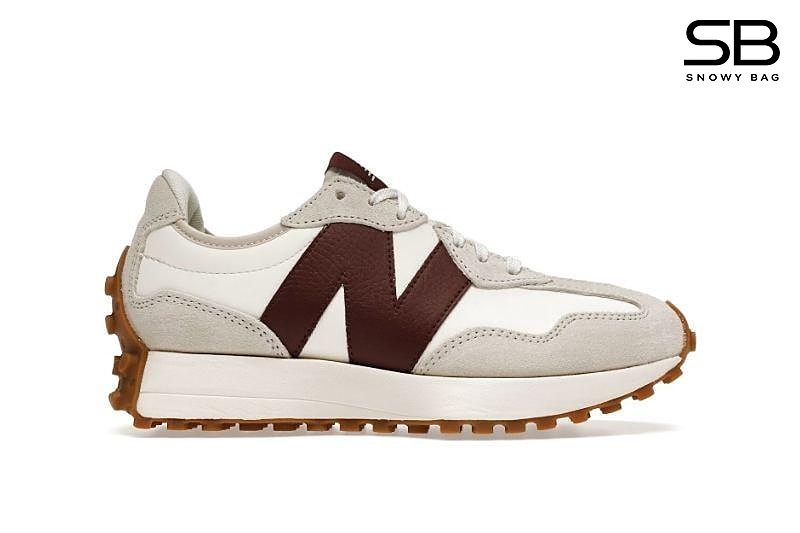 Giày New Balance 327 Moonbeam với Classic Burgundy Xám Đỏ thời thượng