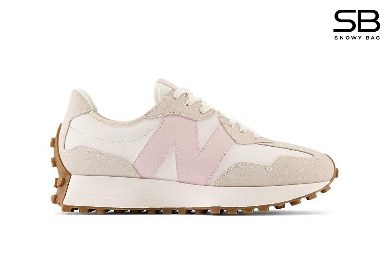 Giày New Balance 327 Moonbeam With December Sky Xám Hồng đẹp mắt
