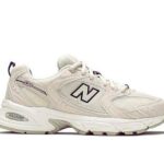 Giày New Balance 530 Ivory màu be, thiết kế thời trang sang trọng