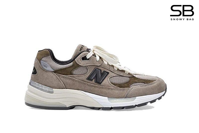 Giày New Balance 992 JJJJOUND màu xám rêu sang trọng và cá tính