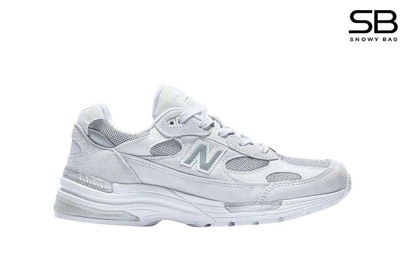 Giày New Balance 992 Made In USA Core White Reflection Silver Metallic sang trọng