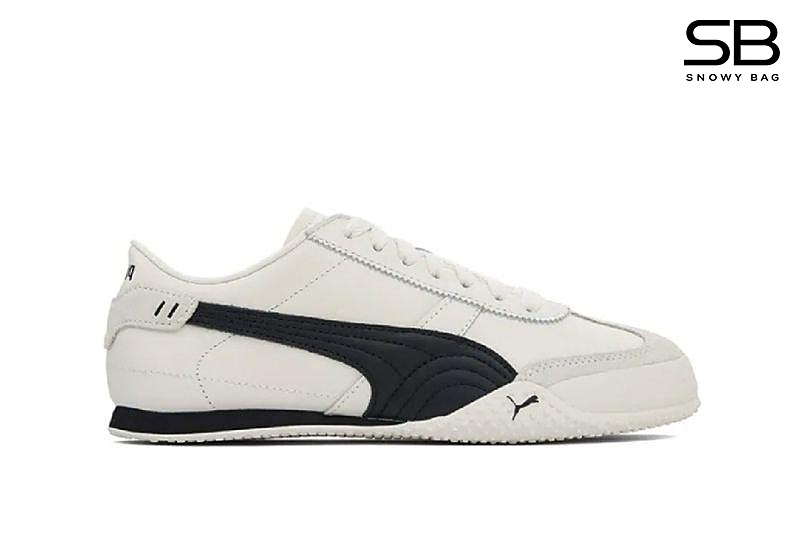 Giày Puma Bella UT Leather White Black Trắng Đen sang trọng và thời trang