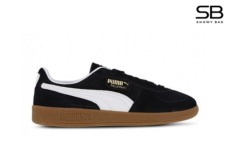 Giày Puma Palermo Black White Gum Đen Trắng với thiết kế thời trang