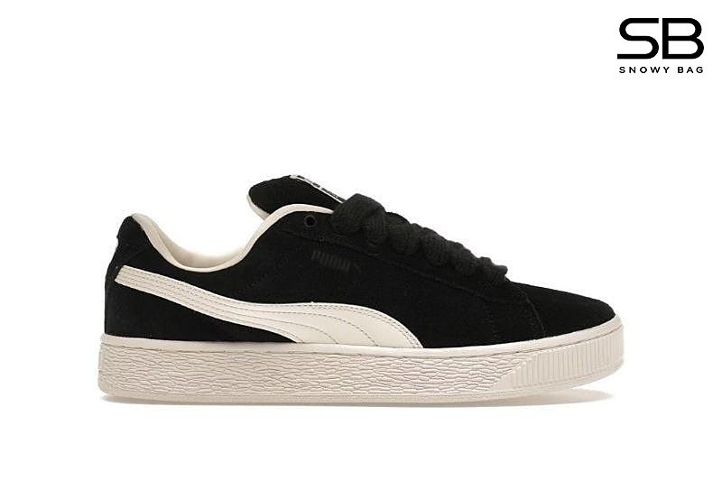 Giày Puma Suede XL Pleasures Black Ivory White Đen Trắng thời trang và cá tính