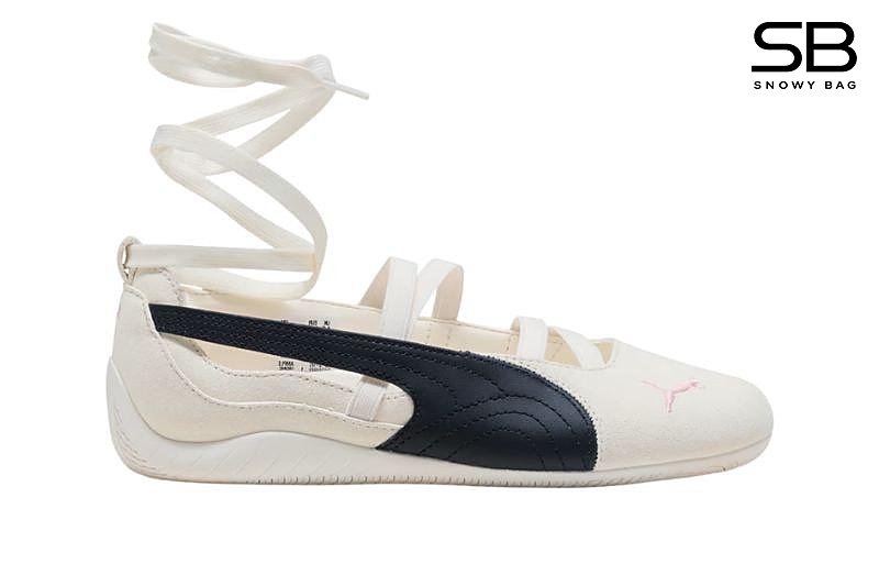 Giày Puma x Rosé Speedcat Ballet White Black màu trắng đen thời trang