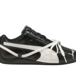 Giày Puma x Rosé Speedcat Leather Black White Đen Trắng phong cách thể thao sang trọng