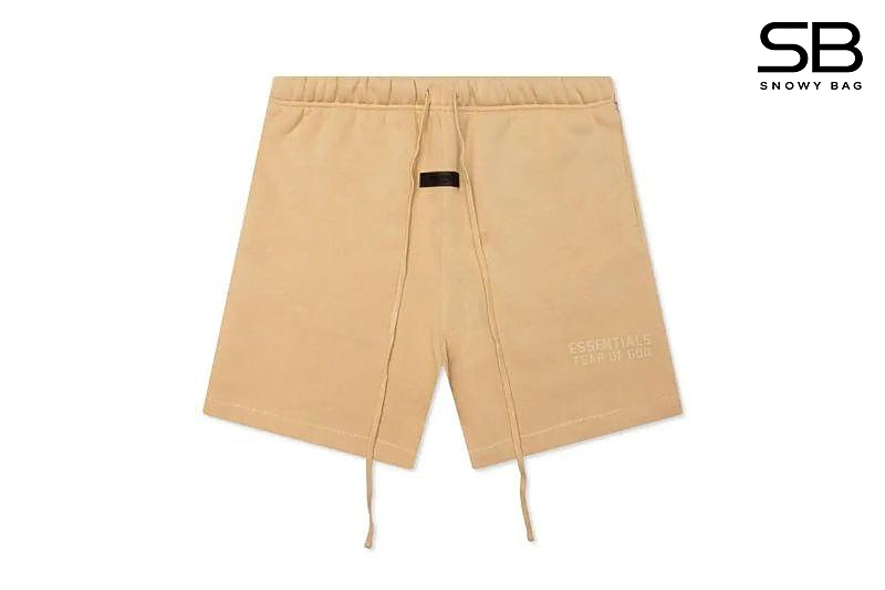 Quần Fear of God Essentials Short Kem Đậm thời trang phong cách